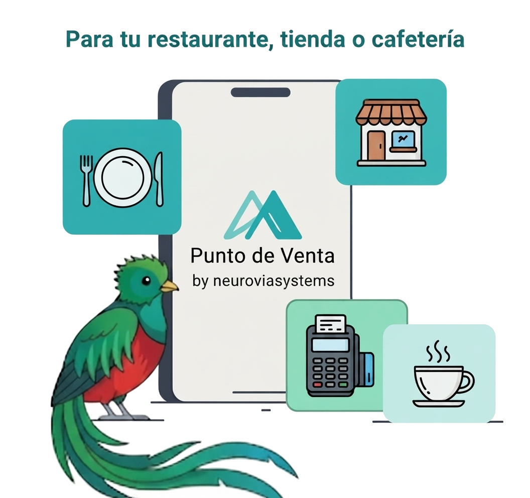 Punto de Venta by Neuroviasystems para tu restaurante, tienda o cafetería